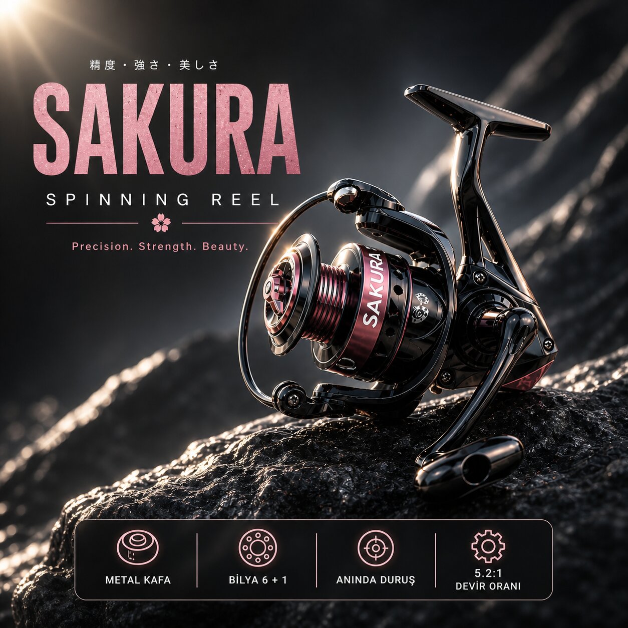 SAKURA FD-760 AL KAFA CNC KOL 6+1 BB | SAKURA | ALESTA | ALESTA