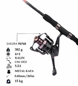 SAKURA FD-760 AL KAFA CNC KOL 6+1 BB | SAKURA | ALESTA | ALESTA