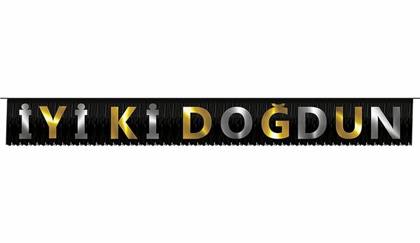 B.E. SİYAH PÜSKÜLLÜ ELEGANT İYİKİ DOĞDUN BANNER B.E. SİYAH PÜSKÜLLÜ ELEGANT İYİKİ DOĞDUN BANNER