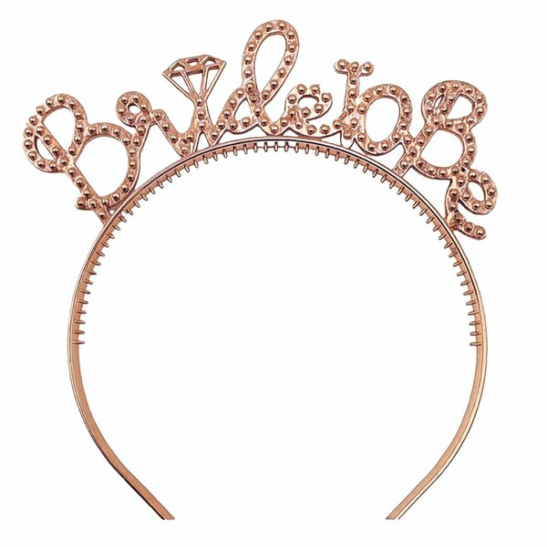 ALM-2412-021 İTHAL TAÇ BRİDE TO BE ROZE GOLD