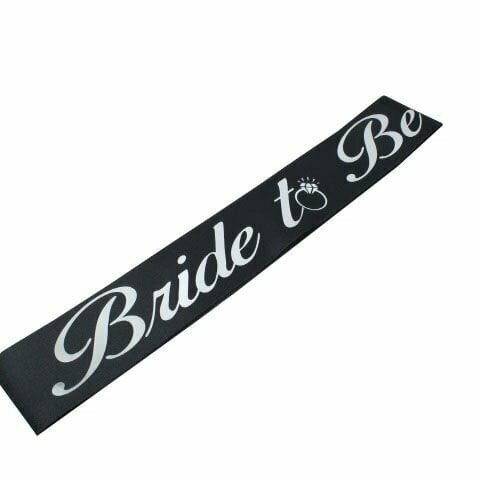 ALM2303-11-BS KUŞAK SİYAH BRİDE TO BE  SİLVER