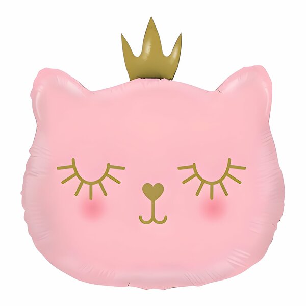 ALM2503-17 FOLYO BALON KEDİ PEMBE