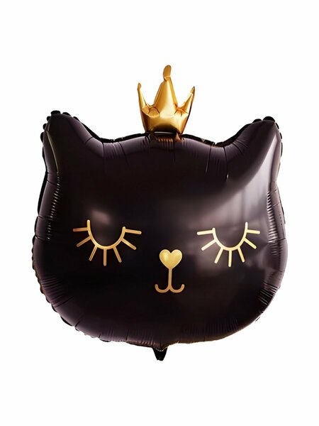 ALM2503-18 FOLYO BALON KEDİ SİYAH