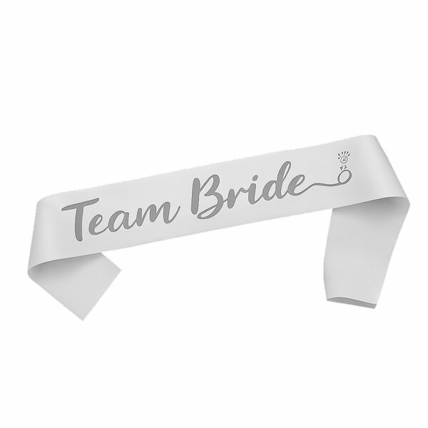 ALM2303-13-WS KUŞAK BEYAZ TEAM BRİDE  SİLVER