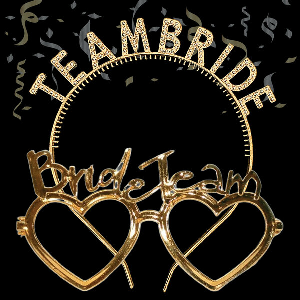 İTHAL TAÇ-GÖZLÜK SET TEAM BRİDE GOLD