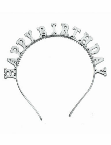 ALM-2412-029 İTHAL TAÇ HAPPY BIRTHDAY SİLVER