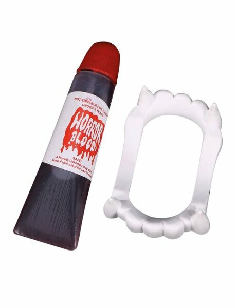 ALM-2505-11 HALLOWEEN KANLI DİŞ
