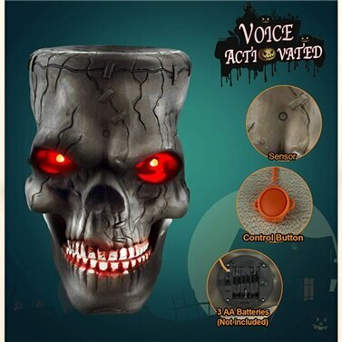 ALM-2505-26 HALLOWEEN FRANKSTEİN KAFA IŞIK+SES+HAREKET