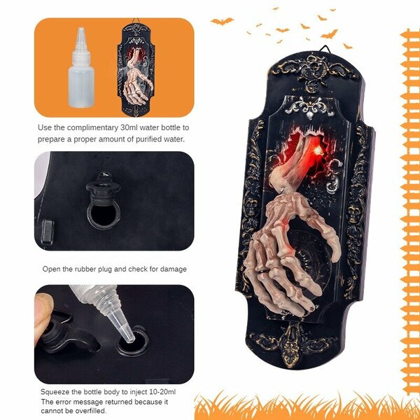 ALM2505-050 HALLOWEEN BUHARLI KAPI KİLİDİ IŞIK+SES+HAREKET KT:2