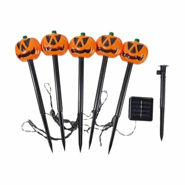 ALM-2505-04 HALLOWEEN BALKABAĞI GÜNEŞ ENERJİLİ LAMBA