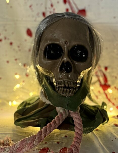 ALM-2505-25 HALLOWEEN HAYALET KAFA YÜRÜYEN IŞIK+SES+HAREKET