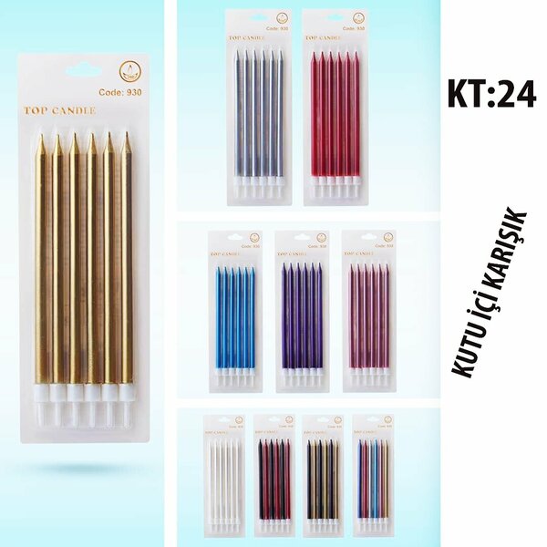 KOD 930 - 15 CM METALİK MİX MUM 6LI KOD 930 - 15 CM METALİK MİX MUM 6LI