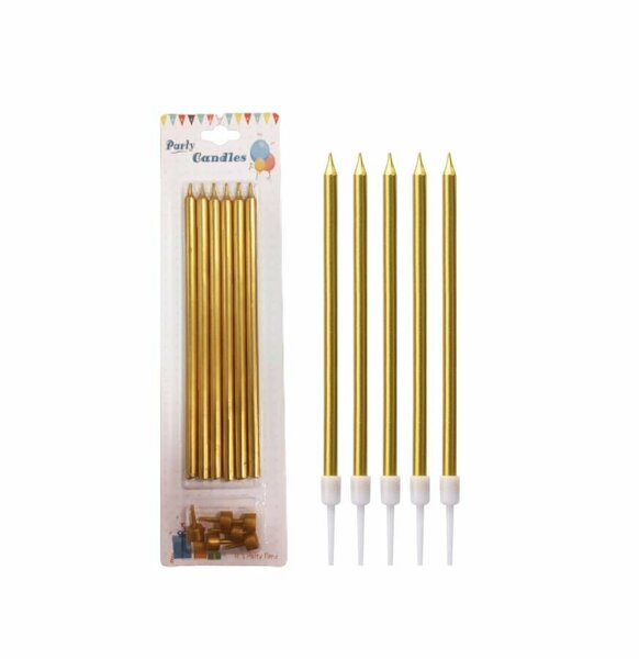 KOD 980 - 20 CM METALİK GOLD MUM 4LÜ KOD 980 - 20 CM METALİK GOLD MUM 4LÜ