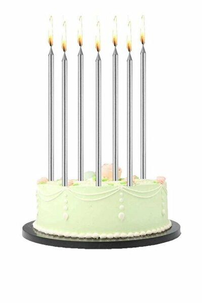 KOD 980 - 20 CM METALİK SİLVER MUM 4LÜ KOD 980 - 20 CM METALİK SİLVER MUM 4LÜ