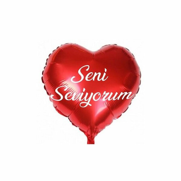 34 İNÇ KALP SENİ SEVİYORUM TEKLİ PAKET FOLYO
