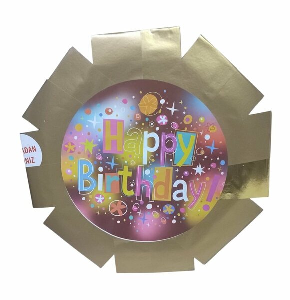KATLANIR PİNYATA RENKLİ HAPPY BIRTHDAY