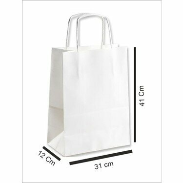 31*12*41 BÜKÜM SAPLI ÇANTA BEYAZ 25 Lİ 31*12*41 BÜKÜM SAPLI ÇANTA BEYAZ 25 Lİ