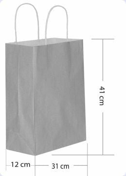 31*12*41 BÜKÜM SAPLI ÇANTA SİLVER 25'Lİ 31*12*41 BÜKÜM SAPLI ÇANTA SİLVER 25'Lİ