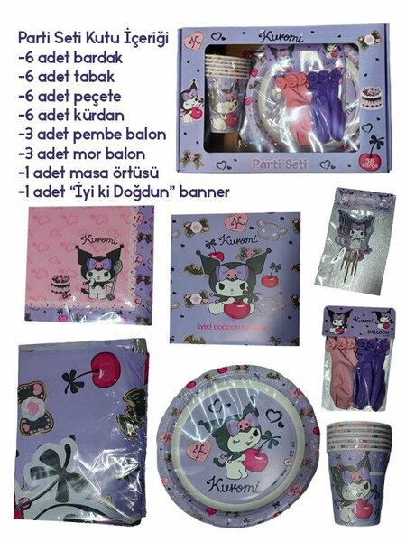 MOR KUROMİ KUTU SET MOR KUROMİ KUTU SET