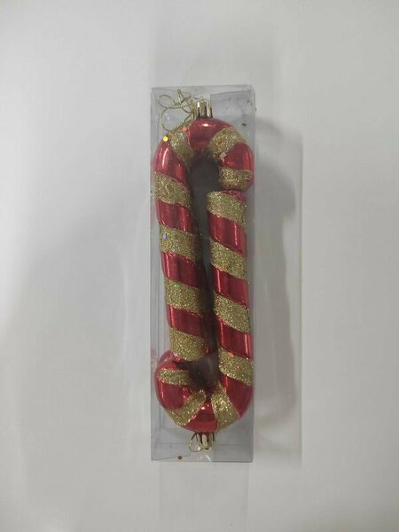 ENG136- 2'Lİ ŞEKER BASTON KIRMIZI GOLD ENG136- 2'Lİ ŞEKER BASTON KIRMIZI GOLD