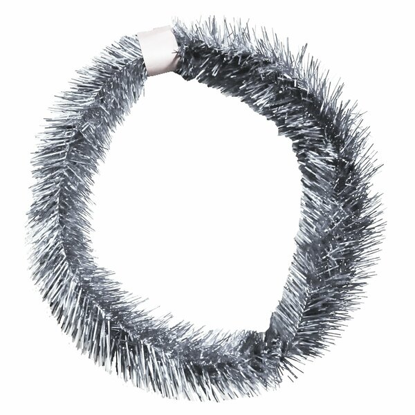 5 MT METALİZE GÜMÜŞ ÇAM DALI KAPI SÜSÜ