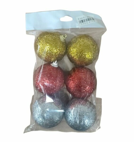 6 CM STRAFOR KARIŞIK 6'LI SİMLİ TOP