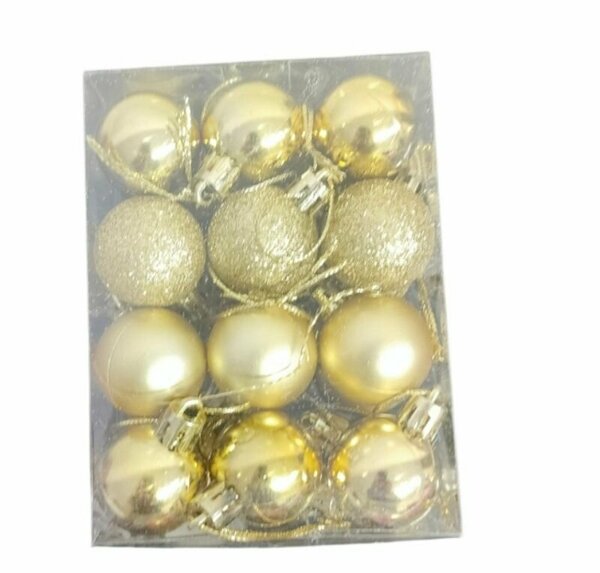 U7154 ASETAT KUTULU 3 CM TOP GOLD 24'LÜ