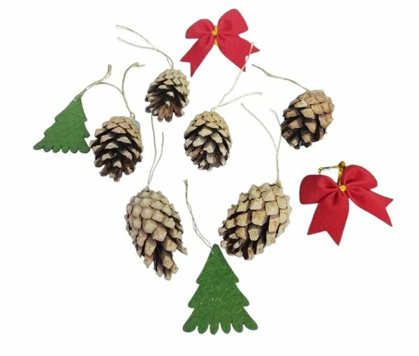 SÜSLÜ KOZALAK NATUREL 6'LI SÜSLÜ KOZALAK NATUREL 6'LI