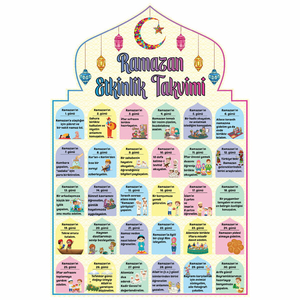RAMAZAN ETKİNLİK TAKVİMİ RAMAZAN ETKİNLİK TAKVİMİ