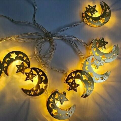 RAMAZAN KUTULU METAL LED HİLAL YILDIZ (02) RAMAZAN KUTULU METAL LED HİLAL YILDIZ (02)