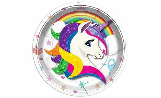 B.E. LİSANSLI RAINBOW UNICORN TABAK 8'Lİ B.E. LİSANSLI RAINBOW UNICORN TABAK 8'Lİ