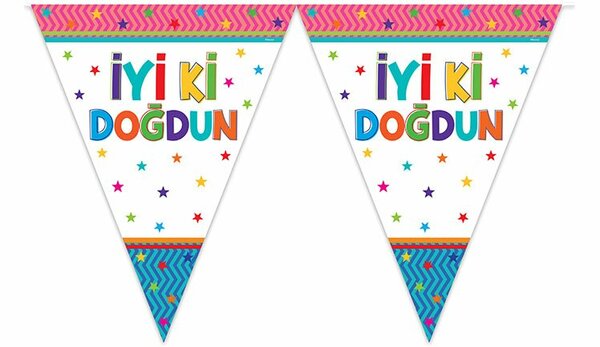 B.E. LİSANSLI FUNSTAR İYİKİ DOĞDUN BAYRAK SET B.E. LİSANSLI FUNSTAR İYİKİ DOĞDUN BAYRAK SET