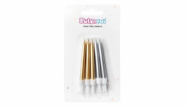 B.E GOLD SILVER KARIŞIK MUM 10'LU B.E GOLD SILVER KARIŞIK MUM 10'LU