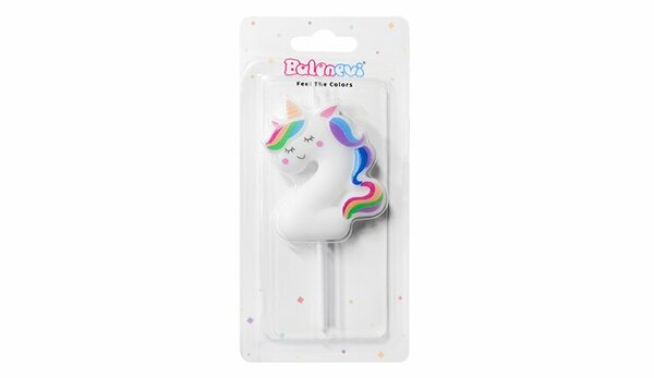 B.E RAKAM 2 UNICORN ŞEKİLLİ MUM B.E RAKAM 2 UNICORN ŞEKİLLİ MUM