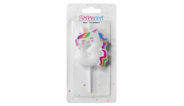 B.E RAKAM 3 UNICORN ŞEKİLLİ MUM B.E RAKAM 3 UNICORN ŞEKİLLİ MUM