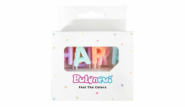 B.E HAPPY BIRTHDAY MAKARON MUM SETİ B.E HAPPY BIRTHDAY MAKARON MUM SETİ