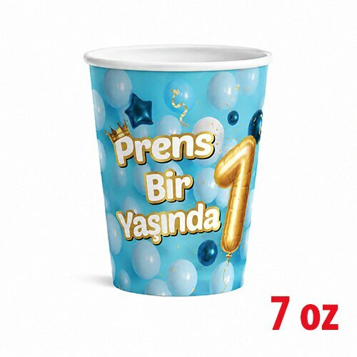 7 OZ KARTON BARDAK MAVİ 1 YAŞ 8'Lİ 7 OZ KARTON BARDAK MAVİ 1 YAŞ 8'Lİ