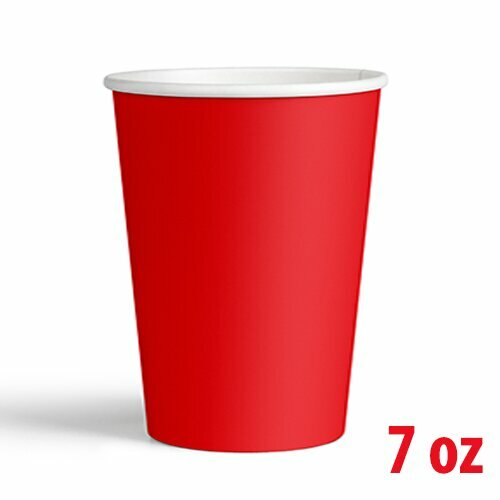 7 OZ KARTON BARDAK KIRMIZI 8'Lİ 7 OZ KARTON BARDAK KIRMIZI 8'Lİ