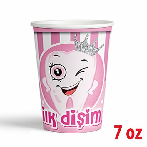 7 OZ KARTON BARDAK PEMBE DİŞ 8'Lİ 7 OZ KARTON BARDAK PEMBE DİŞ 8'Lİ