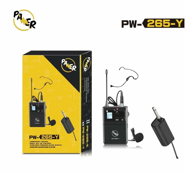 Pawer PW-265-Y 1 Yaka+Headset Telsiz Mikrofon | Telsiz Mikrofonlar