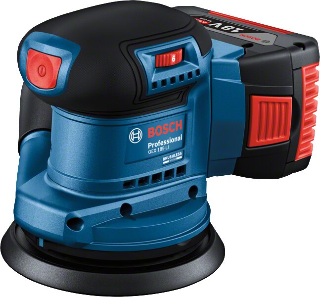 Bosch Gex 185-lı Akülü Eksantrik Zımpara (solo Model) 06013a5020