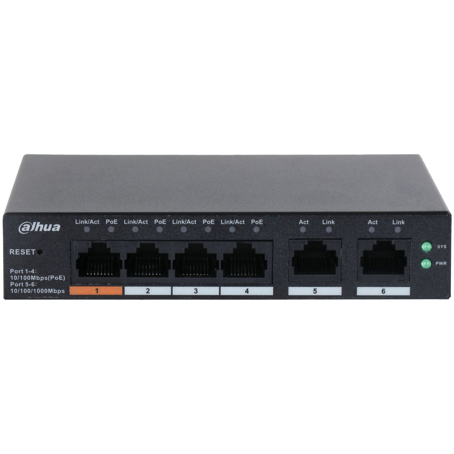 DH-CS4006-4ET-60 6-Port Yönetilebilir 4-Port PoE Bulut Switch