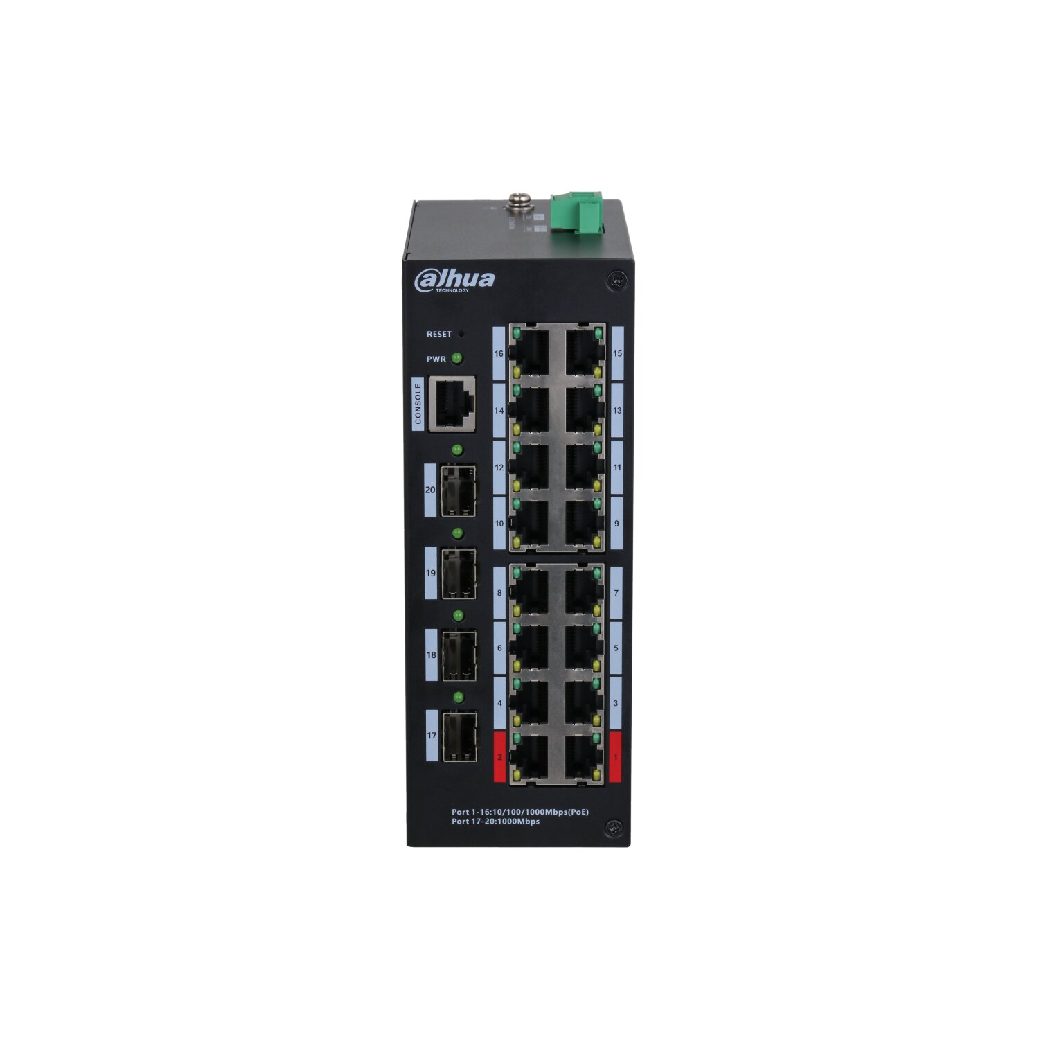 DH-HS4420-16GT-190 - 20-Port Yönetilebilir Gigabit Switch 16-Port PoE
