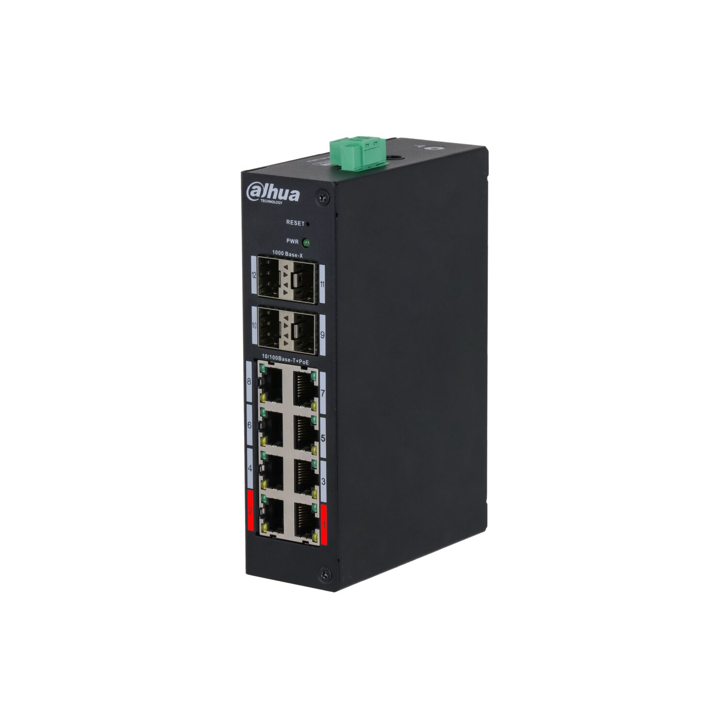 DH-HS4412-8ET-120 - 12-Port Yönetilebilir Switch 8-Port PoE