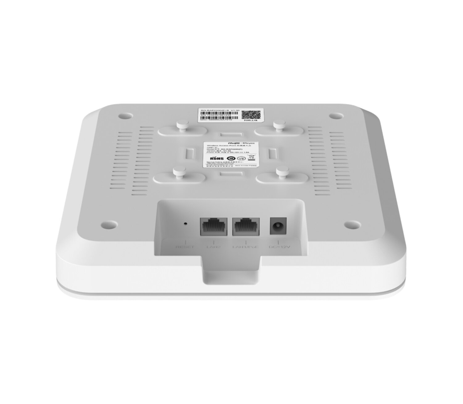 Ruijie Reyee RG-RAP2200(E) 2.4Ghz/5Ghz 867+400Mbps 2x10/100/1000 Port Indoor PoE Tavan Tipi Access Point
