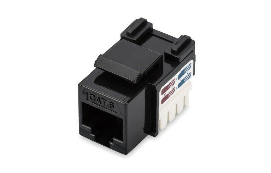 Reçber CAT 6 90° UTP Punch Down Keystone Jack (RD-03-2F10 / RD-03-2U11)