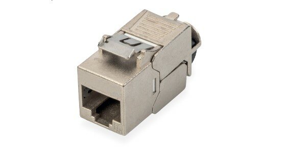 Reçber CAT 6A 180° FTP Punch Down Keystone Jack