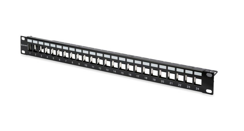 Reçber 24 Port Keystone Jack 1U UTP Patch Panel