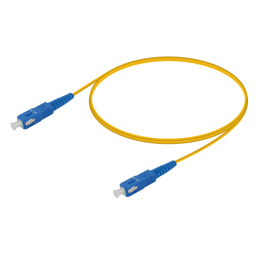 Reçber SC/UPC-SC/UPC | G657A2 Single Mode Fiber Optic Duplex Patch Cord | 2.0x4.1mm (3 m)