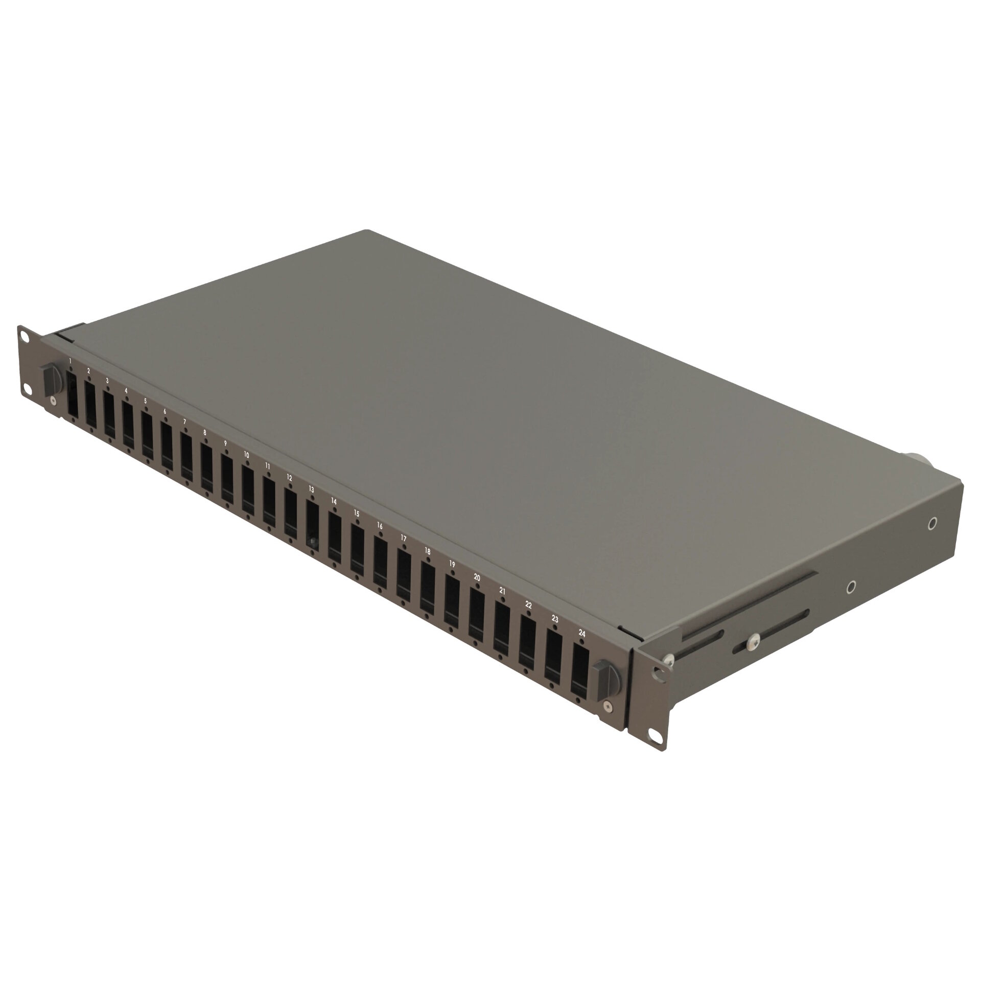 Reçber Mekanik Kızaklı | 24 Yuva | FP04 | Boş Patch Panel